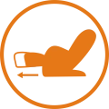 Foot Extend and Retract in Massage Chair