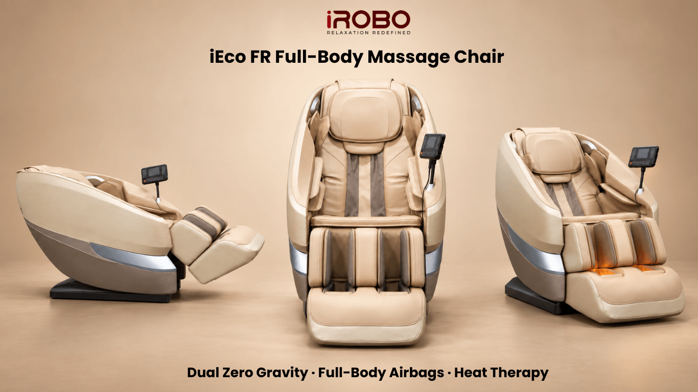 iRobo iEco FR full body massage chair for small homes