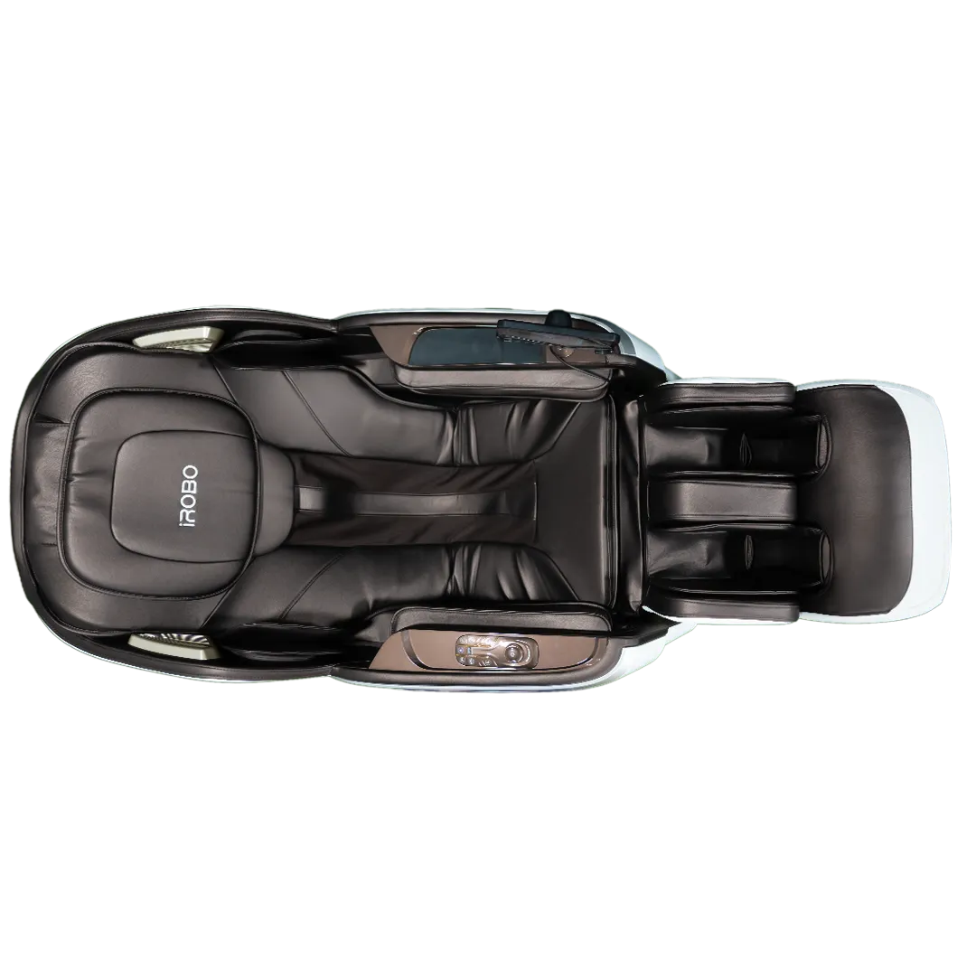 iRobo iUnique Pro massage chair with a human-like massage experience.