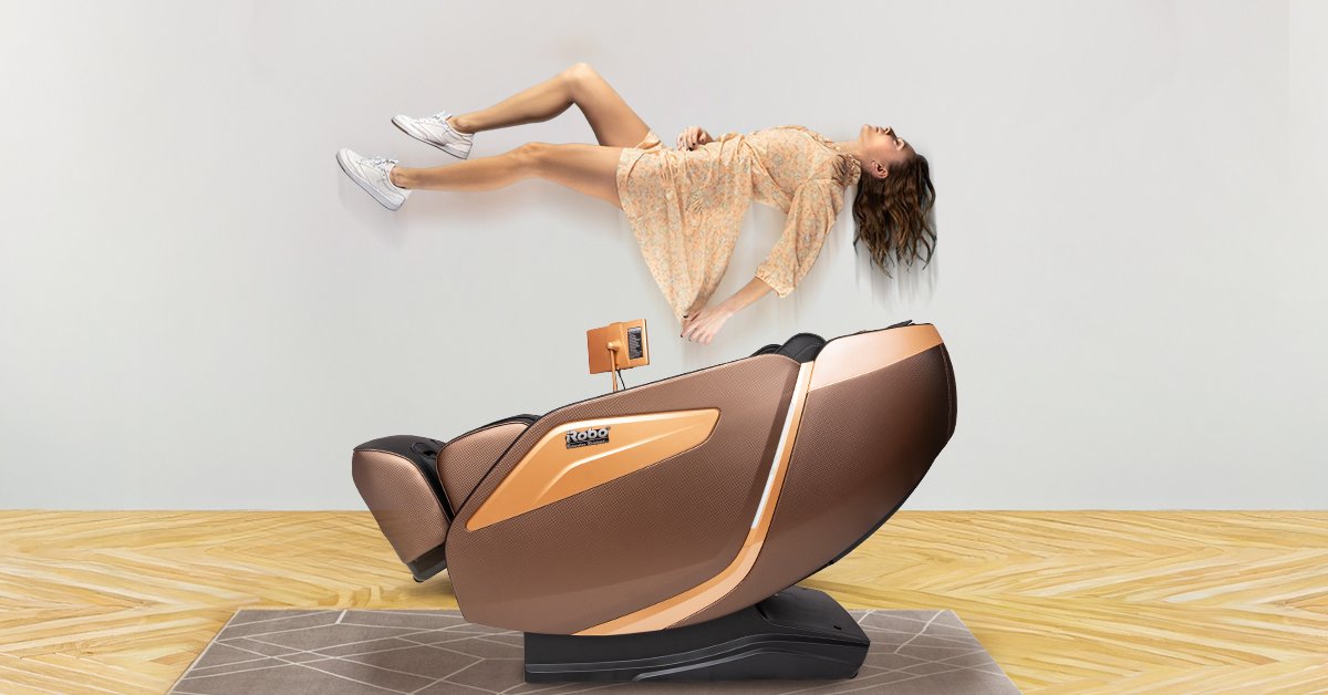 iRobo Full-Body Massage Chair with zero gravity for Back Pain Relief